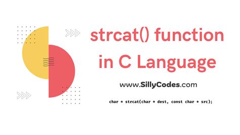 Strcat In C Language String Library Functions SillyCodes