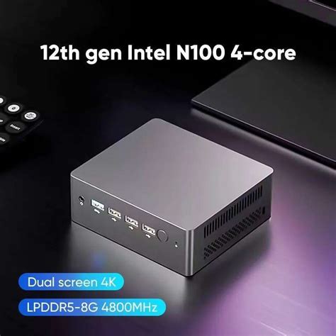 Jual Mini Pc N9n N100 Intel Alderlake Gen12 8gb Ddr5 256gb Ssd Windows