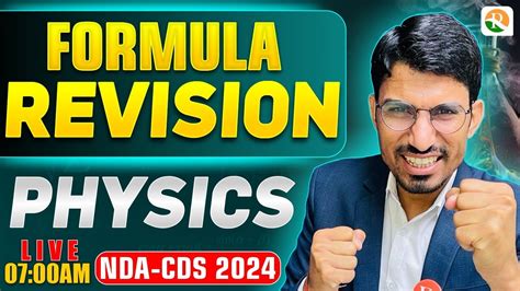 Physics Formulas Revision Complete Physics Formula For Nda Nda