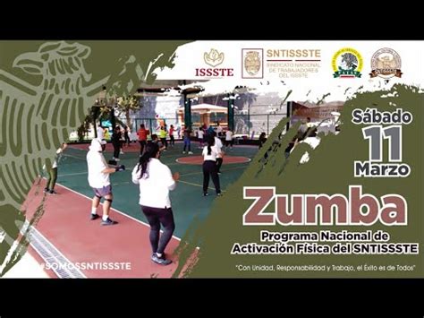 Programa Nacional De Activaci N F Sica Del Sntissste Sesi N De Zumba