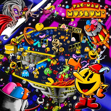 Pacman Museum Plus Artwork Starburst Magazine