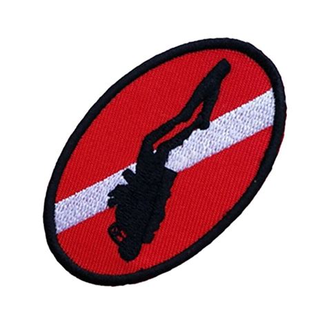 Water Sports Snorkeling Flag Patch 7x45cm For Scuba Diver Great