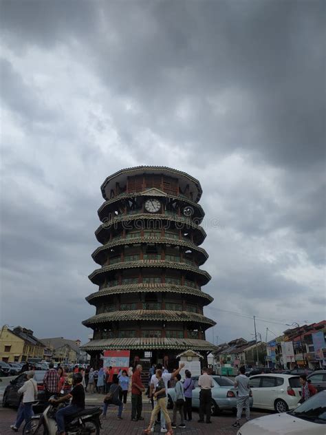 Teluk Intan Leaning Tower editorial stock photo. Image of teluk - 26140478