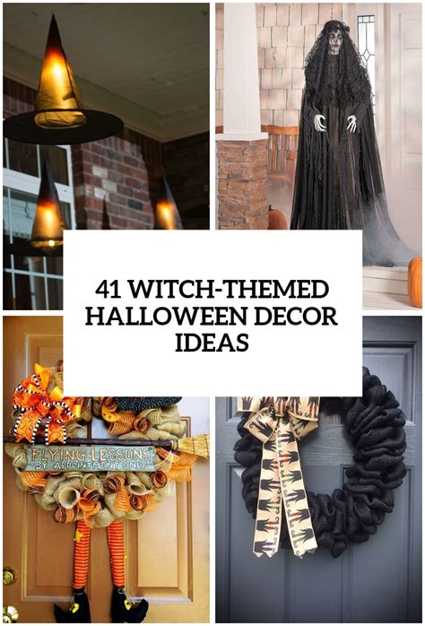 34 Witch Themed Halloween Decorations To Create An Ambience Digsdigs