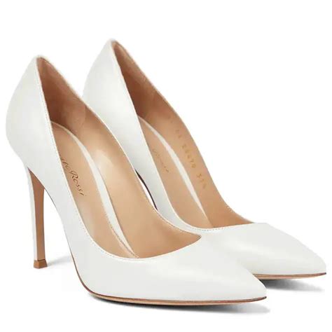 Gianvito Rossi 105 Leather Pumps RegalFille