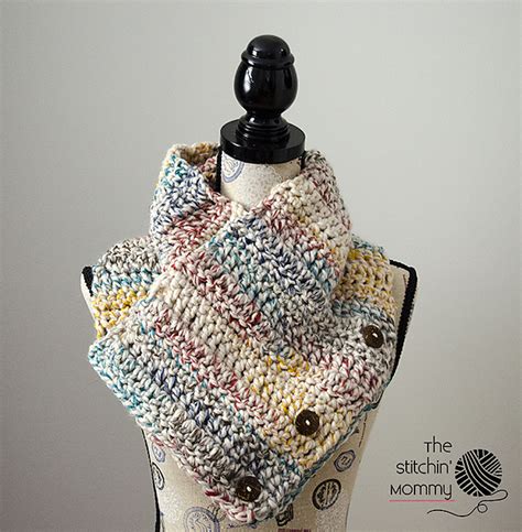 Ravelry Rustic Chunky Button Cowl Pattern By Amy Ramnarine