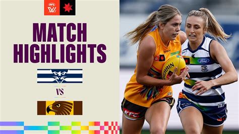 Geelong V Hawthorn Highlights Round 10 2023 Aflw Youtube