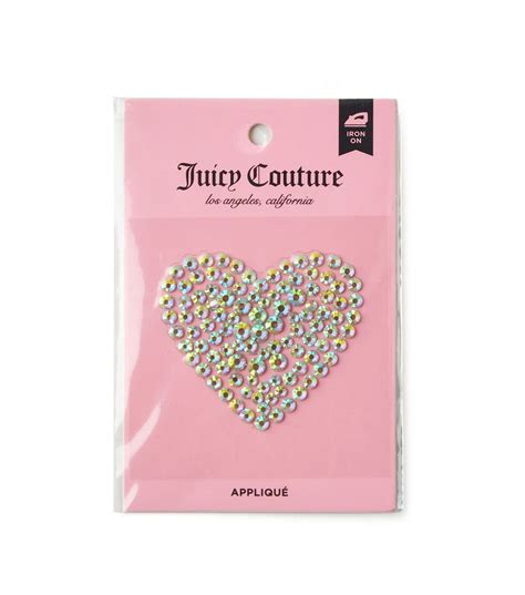 Juicy Couture Rhinestone Heart Iron On Patch Joann In