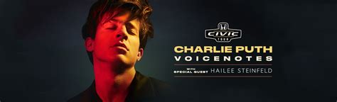 2018 Honda Civic Tour Presents Charlie Puth Voicenotes