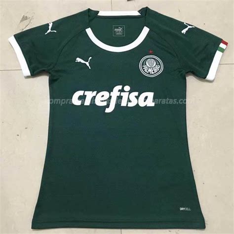 Comprar Camisola Palmeiras Baratas Para Mulher Equipamento Principal