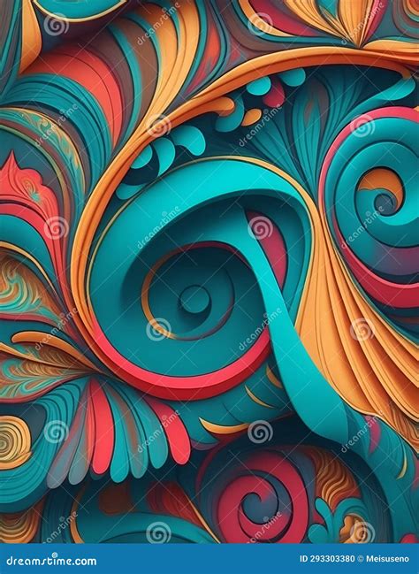 paint patterns  color illustrations stock illustration