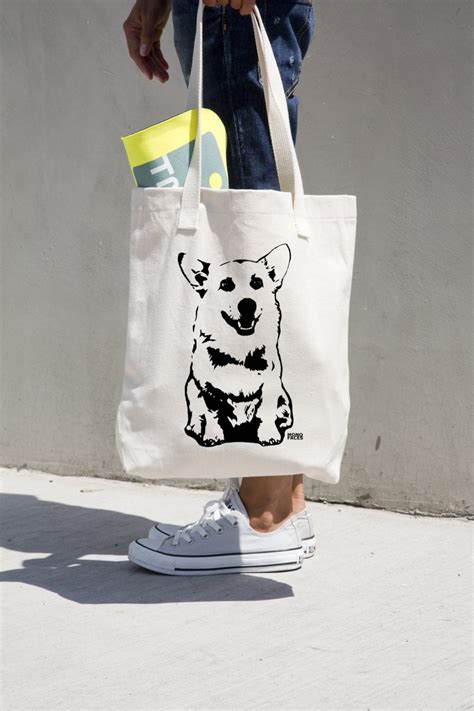 Welsh Corgi Tote Bag Corgi Ts Customized Ts For Her Etsy
