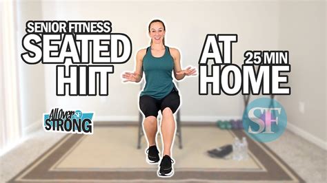 Seated Hiit Workout At Home For Seniors Intermediate Level Min