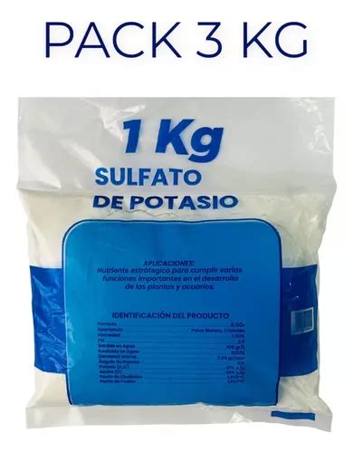 Sulfato De Potasio Fertilizante Kg Cuotas Sin Inter S