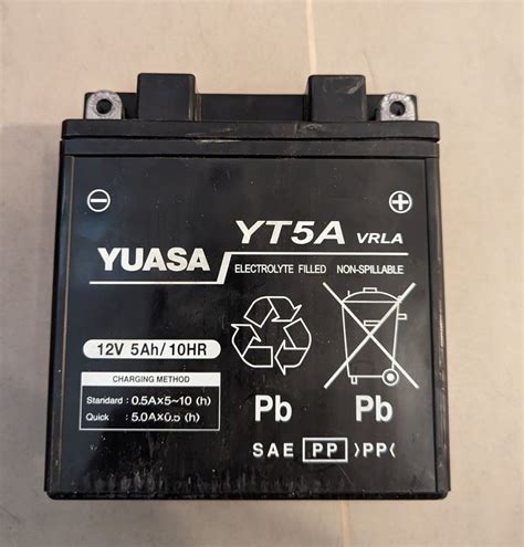 Yuasa YT5A Battery For Yamaha FZ16 FZ16ST SPARK 135 LC135 V1