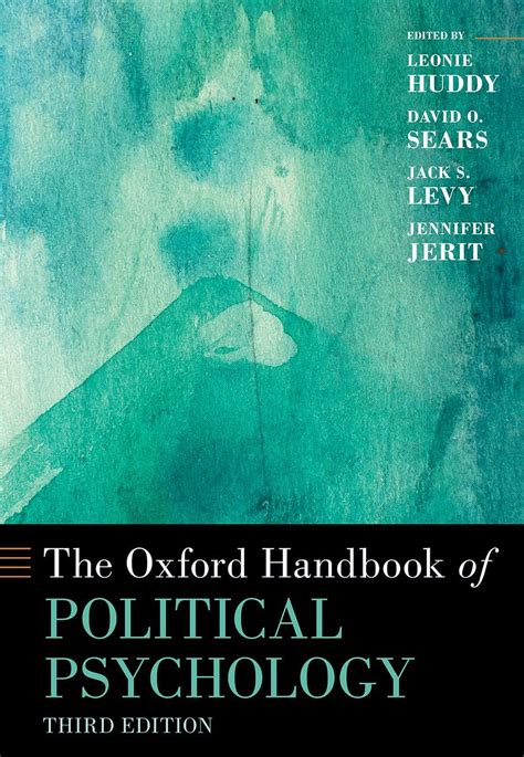 The Oxford Handbook Of Political Psychology Oxford Handbooks Series