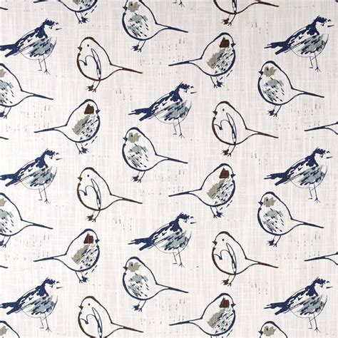 Shower Curtain Bird Toile Regal Blue Chinoiserie Etsy