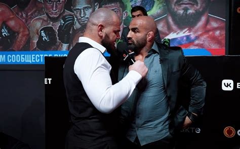 Конференция кард и битвы взглядов участников Hardcore MMA Казахстан 19