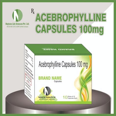 100mg Acebrophylline Capsule Drug Type General Medicines At Best