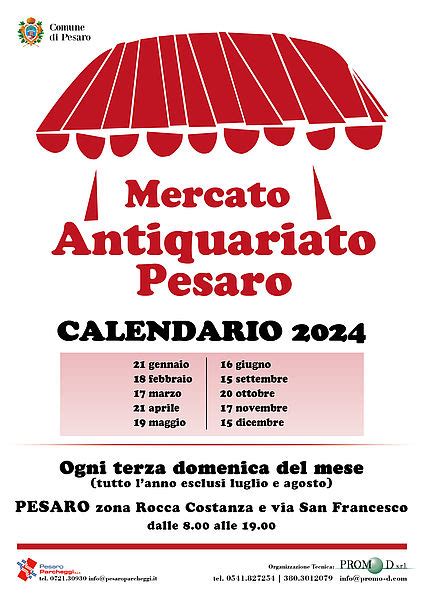 Comune Di Pesaro Mercato Antiquariato A Pesaro