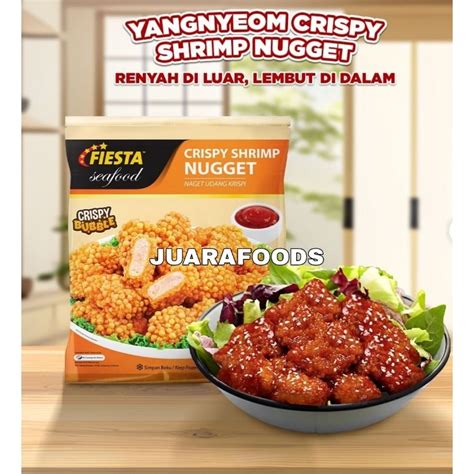 Jual Fiesta Seafood Crispy Shrimp Nugget Gr Naget Crispy Udang