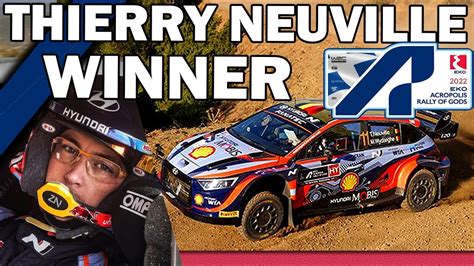 Thierry Neuville Winner Wrc Eko Acropolis Rally Greece Youtube