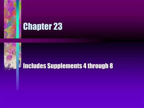 Ppt Chapter 23 Powerpoint Presentation Free Download Id 6094965