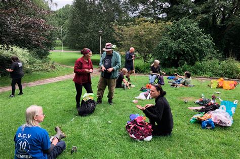 Going Bananas At Rock Hall Bolton Conservation Volunteers