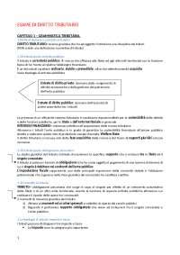 Riassunto Di Diritto Tributario Docsity