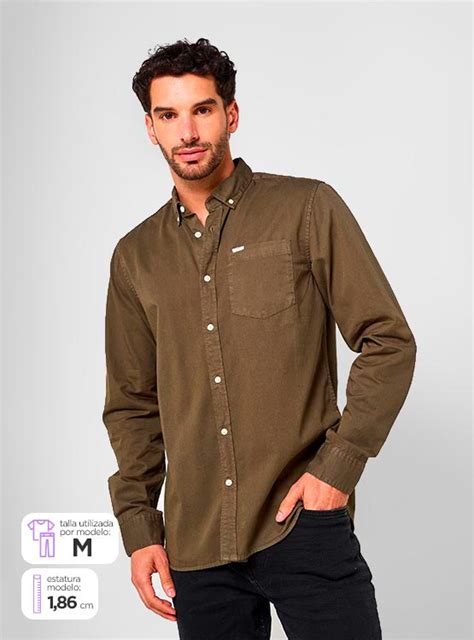 Ripley CAMISA MANGA LARGA ALGODÓN HOMBRE PEPE JEANS TWILL LISA