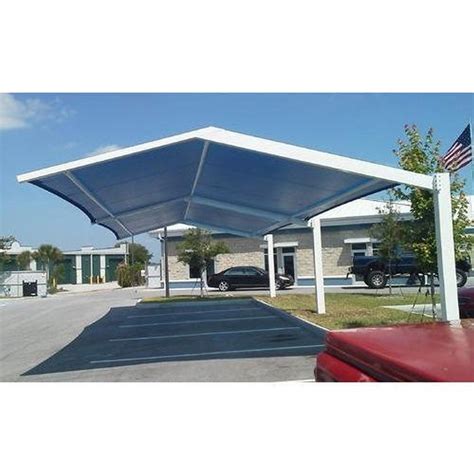 Tunnel Car Parking Tensile Structure Paint Coated At Rs 300 Square