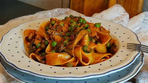 Le Pappardelle Alla Boscaiola Gusto Amore E Fantasie Di Angie