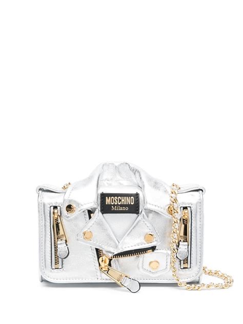 Moschino Biker Jacket Crossbody Bag Farfetch