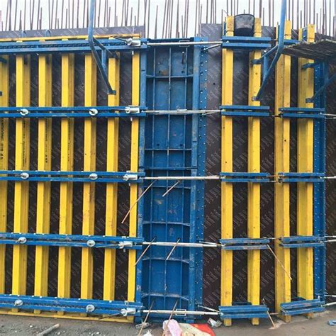 Construction Concrete Shuttering Steel Waler For Formwork Timber Beam