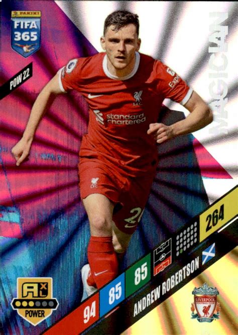 FIFA 365 2024 Karta PANINI POWER MAGICIAN Robertson POW 22 LIVERPOOL