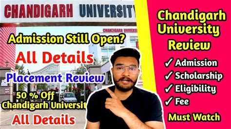 Chandigarh University Admission Still Open Flat Off On