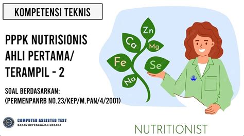 Soal Pppk Nutrisionis Youtube