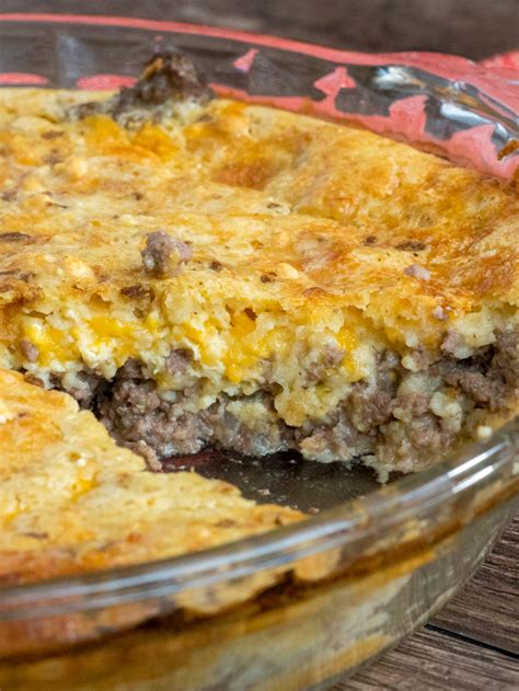 Impossible Cheeseburger Pie Cheeseburger Pie Baked Dishes Pie