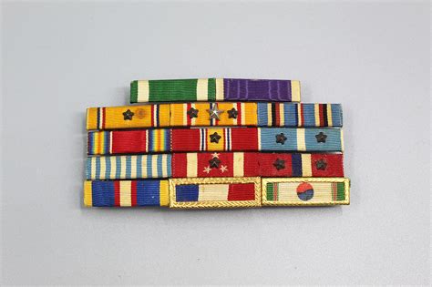 Us Navy Place Ribbon Bar Ww Korea Ymu Time Traveler Militaria