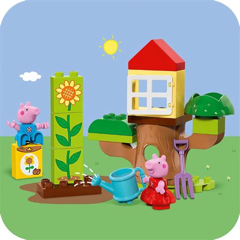 Lego Duplo Peppa Pig Garden And Tree House Building Toy Set