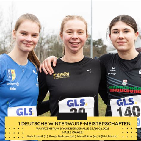 Leichtathletik Verband Sachsen Anhalt E V Premiere Dm Winterwurf In