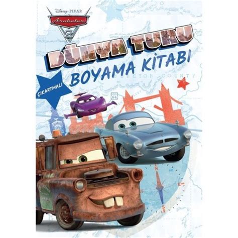 Disney Pixar Arabalar D Nya Turu Boyama Kitab Fiyat Yorumlar