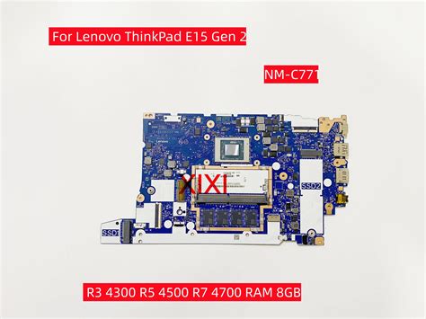 GE420 GE520 NM C771 For Lenovo ThinkPad E15 Gen 2 Laptop Motherboard