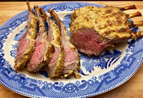 Mustard Herb Crusted Rack Of Lamb Gluten Free Gf Chow