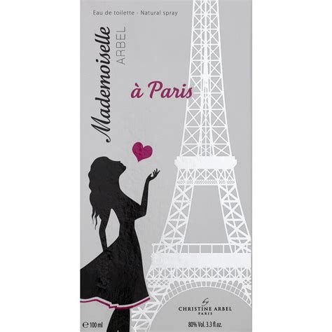 Eau De Toilette Mademoiselle Arbel Paris Christine Arbel Intermarch