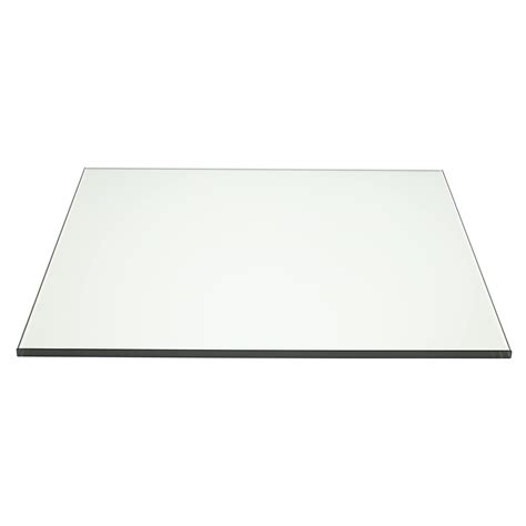 Pro Safe Glass 33 Square Tempered clear glass Table Top - 38 Thick with