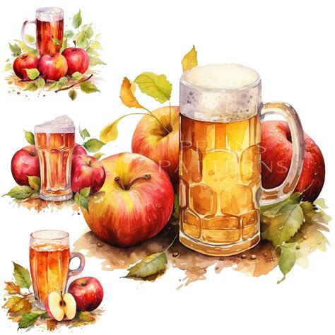 Cider Png Clipart - Etsy