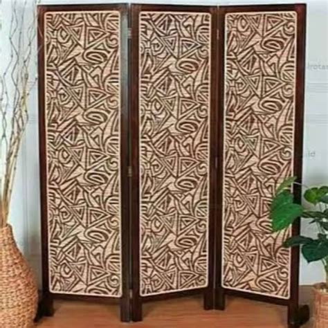 Jual PARTISI SEKAT RUANGAN MOTIF BATIKDAUN SMEXPO Pertamina