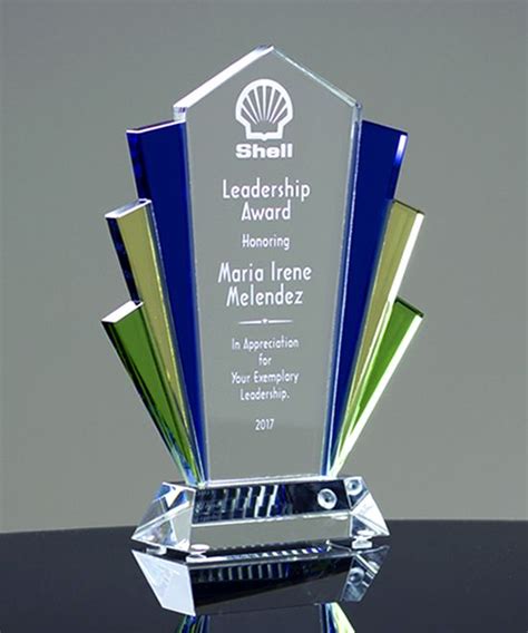 Art Deco Glass Awards Glass Awards Crystal Awards Trophy Design