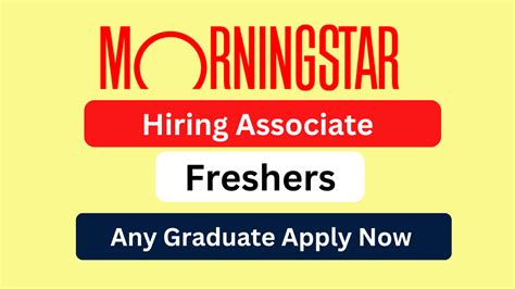 Morningstar Hiring Freshers For Associate Apply Now Superfastus